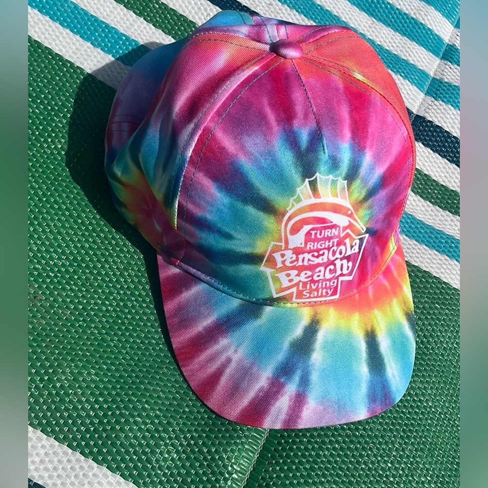 Pensacola Beach Multi-Color Swim Cap - Picture 3 of 10